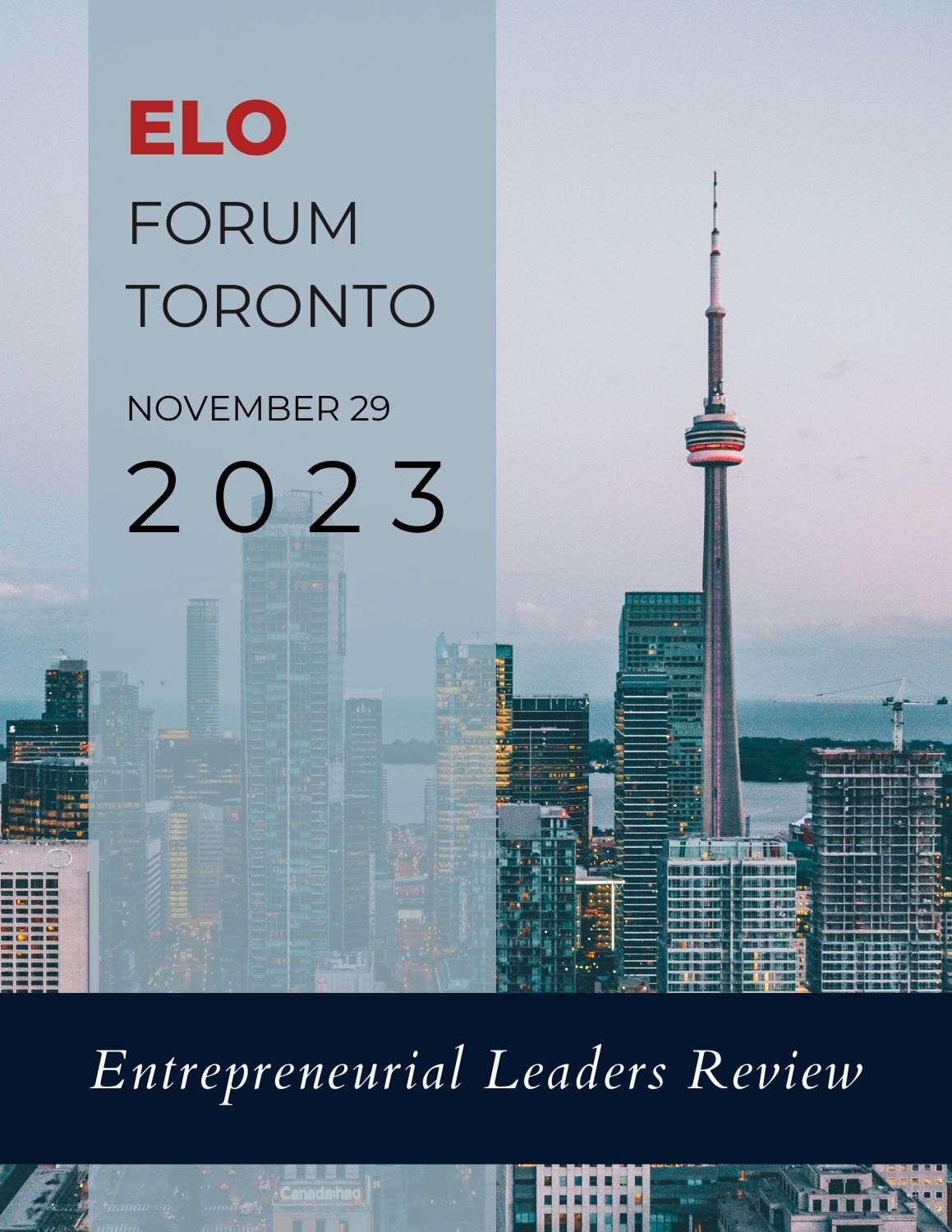 Preview of Toronto ELR 2023